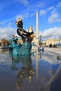 Naiad reflection at the Fountain of the Seas