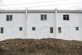 Naic, Cavite, Phililippines - Rows of newly built low-cost housing. Cheaply constructed Row houses Royalty Free Stock Photo