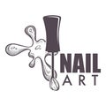 Nail art spa salon making new manicure for women