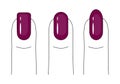 Nail care. Manicure. Vector