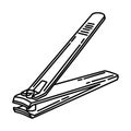 Nail Clipper Icon. Doodle Hand Drawn or Outline Icon Style Royalty Free Stock Photo