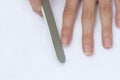 A nail file work Royalty Free Stock Photo