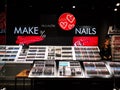 Nail&Go shop at mall Afi Cotroceni Royalty Free Stock Photo