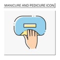 Nail lamp color icon