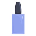 Nail polish bottle icon cartoon vector. Bed style lady Royalty Free Stock Photo