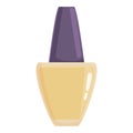 Nail polish bottle icon cartoon vector. Style lady Royalty Free Stock Photo