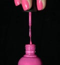 Nail Polish Drop Pink