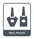 nail polish icon in trendy design style. nail polish icon isolated on white background. nail polish vector icon simple and modern