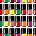 Nail polish pattern Royalty Free Stock Photo