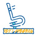 nail puller icon doodle illustration Royalty Free Stock Photo