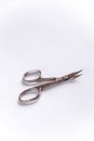 Nail scissors isolated on a white background Royalty Free Stock Photo