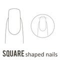 Nail shape square