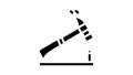 nailing hammer glyph icon animation