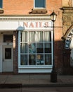 Nails sign, Northport, New York