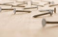 Nails on Wooden Board