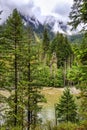 Nairn Falls Provincial Park, Pemberton, British Columbia, Sea to Sky Highway, Canada Royalty Free Stock Photo