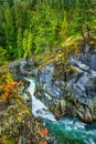 Nairn Falls Provincial Park, Pemberton, British Columbia, Sea to Sky Highway, Canada Royalty Free Stock Photo