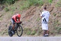 Nairo Quintana on stage 20 at Le Tour de France 2020