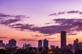 Nairobi City County Cityscapes Skyline Skyscrapers Sunrise Sunset Kenya`s Capital East Africa Royalty Free Stock Photo