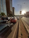 Nairobi City Kenya Evening Sunset Traffic