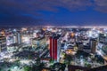 Nairobi Night City County Streets Lights Cityscapes Skyline Urban Skyscrapers Beautiful Building Kenya\'s Capital East Africa