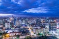 Nairobi Night City County Streets Lights Cityscapes Skyline Urban Skyscrapers Beautiful Building Kenya\'s Capital East Africa