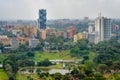 Nairobi skyline skyscrapers city view Royalty Free Stock Photo