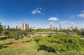 Nairobi Skyline And Uhuru Park, Kenya, editorial