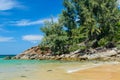Naithon beach on Phuket island, Thailand Royalty Free Stock Photo