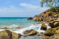 Naithon beach on Phuket island, Thailand Royalty Free Stock Photo