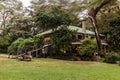 NAIVASHA, KENYA - FEBRUARY 14, 2020: Main building of the Fisherman's Camp near Naivasha lake, Ken Royalty Free Stock Photo