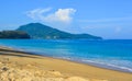 Naiyang beach at sunny day on Phuket Island Royalty Free Stock Photo