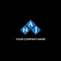 NAJ letter logo design on BLACK background. NAJ creative initials letter logo concept. NAJ letter design.NAJ letter logo design on Royalty Free Stock Photo