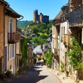 Najac, France medieval village