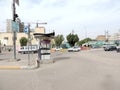 Cars moving on the streets of Najaf, Iraq