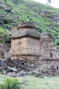 The Najigram Stupa and Monastery archaeology site in the Swat valley