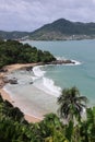 The Naka beach from the mountain