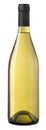 Naked bottle of Chardonnay wine Royalty Free Stock Photo