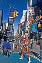 Naked Cowboy - Times Square Royalty Free Stock Photo