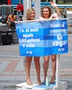 Naked Peta Ladies Protest Royalty Free Stock Photo