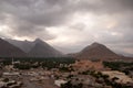 Nakhal Fort is a large fortification in Al Batinah Region of Oman Royalty Free Stock Photo