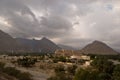 Nakhal Fort is a large fortification in Al Batinah Region of Oman Royalty Free Stock Photo