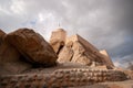 Nakhal Fort is a large fortification in Al Batinah Region of Oman Royalty Free Stock Photo
