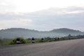 The morning at Huai Prue reservoir Royalty Free Stock Photo