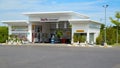 SHELL fuel and gas station and Car repair Royalty Free Stock Photo