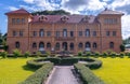 NAKHON PHANOM,THAILAND - JULY 12, 2022: Historic building of Neo-Palladian architecture