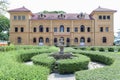 Historic building of Neo-Palladian architecture used for Queen Sirikit National Library, Nakhon Phanom, Thailand