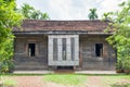 Ho Chi Minh`s memorial house, wooden guesthouse in Thai-Vietnamese Friendship Village in Nakhon Phanom, Thailand Royalty Free Stock Photo