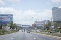 Nakhon Ratchasima street view in thailand.