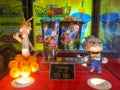 Dragon ball tumbler cup and Popcorn bucket set super broly the movie on shelf at the cine